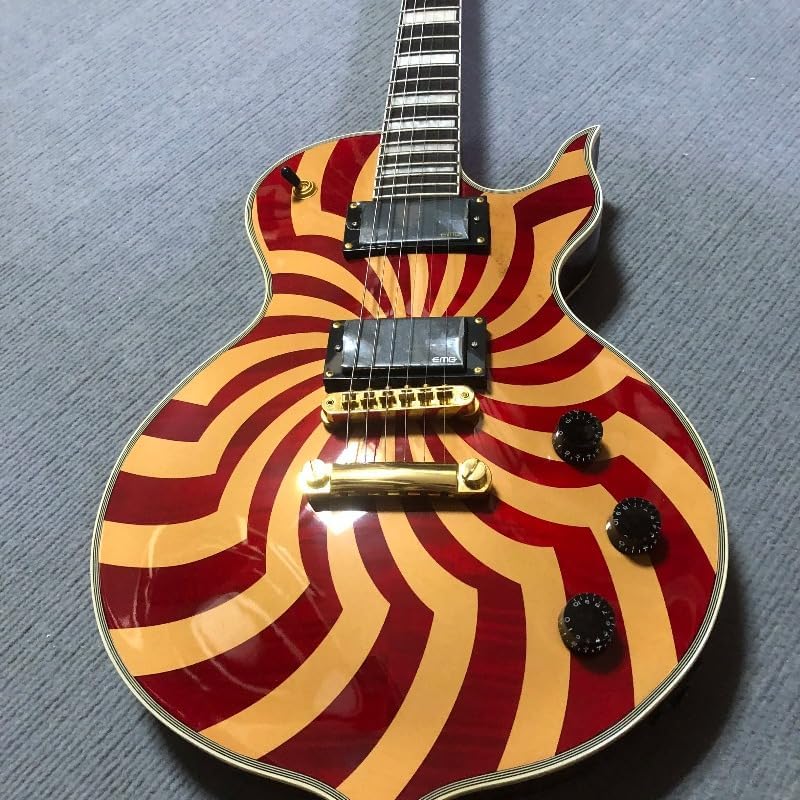 6-String Electric Guitar Solid Body Gloss Finish Maple Neck and Rosewood Fingerboard Professional Tone and Build for Home Studio Recording Stage Performance and Live Gig Musicians