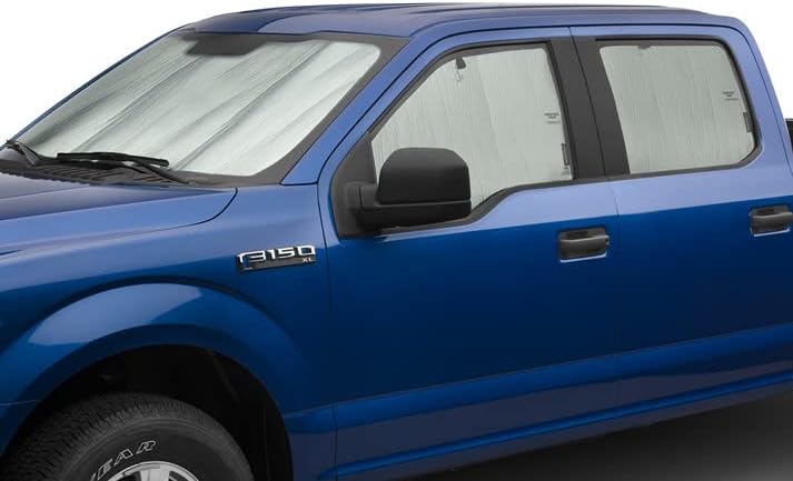 WeatherTech Sunshade Window Shade for Chevrolet Silverado 2500HD/3500HD, Sierra 2500HD / 3500HD, Silverado 2500HD/3500HD - (TS1430K9)