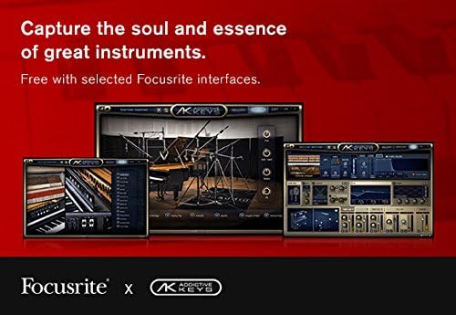Focusrite Scarlett 18i20 (2nd Gen) USB Audio Interface with Pro Tools | First, 18i20-8 Mic Pres (AMS-SCARLETT-18I20-2ND-GE)
