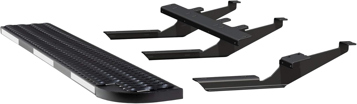 LUVERNE 495154-401802-0 Grip Step XL 9-1/2 x 54-In Steel Passenger Side Running Board Fleet Kit, Compatible with Select Ram ProMaster 1500, 2500, 3500