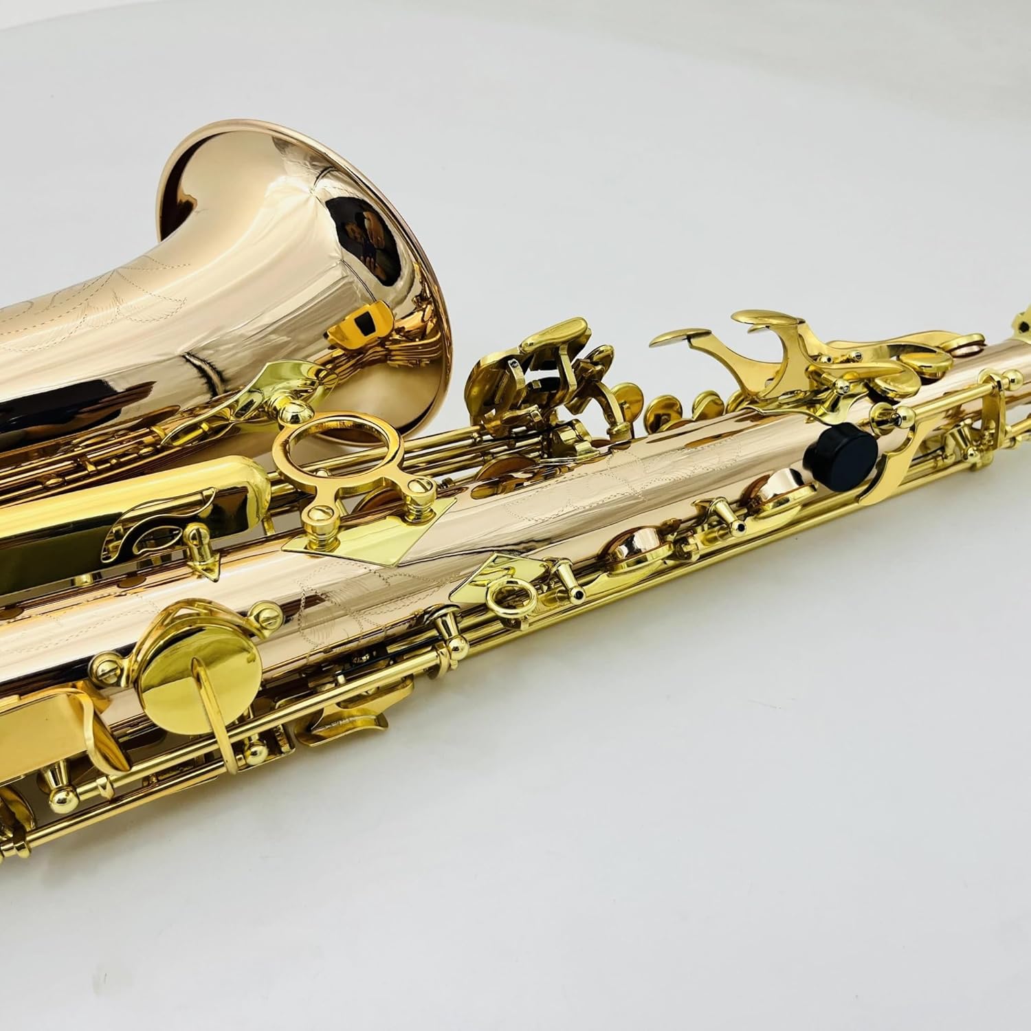 VBDEFRT Woodwind Instruments Alto Saxophone Eb Copper Sax Professional Musical Instrument With Case Accessories Set (Color : Army green)