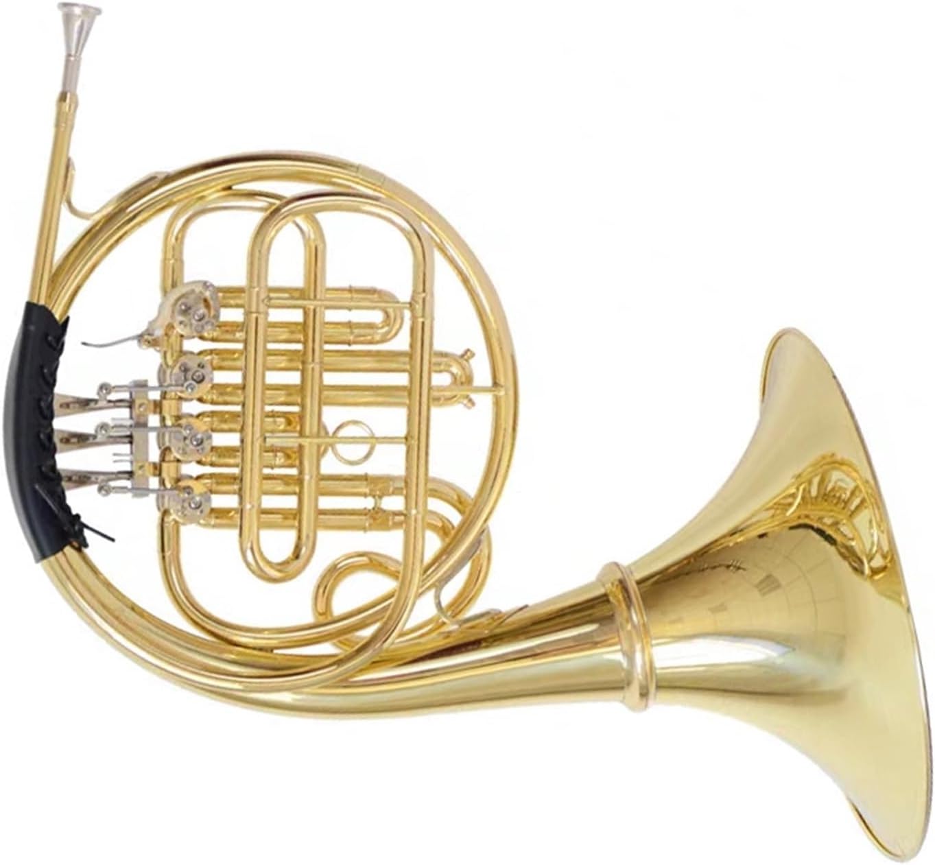 Brass French Horn B Flat Horn Four-key B Flat Split French Horn Horn Wind Instrument Band