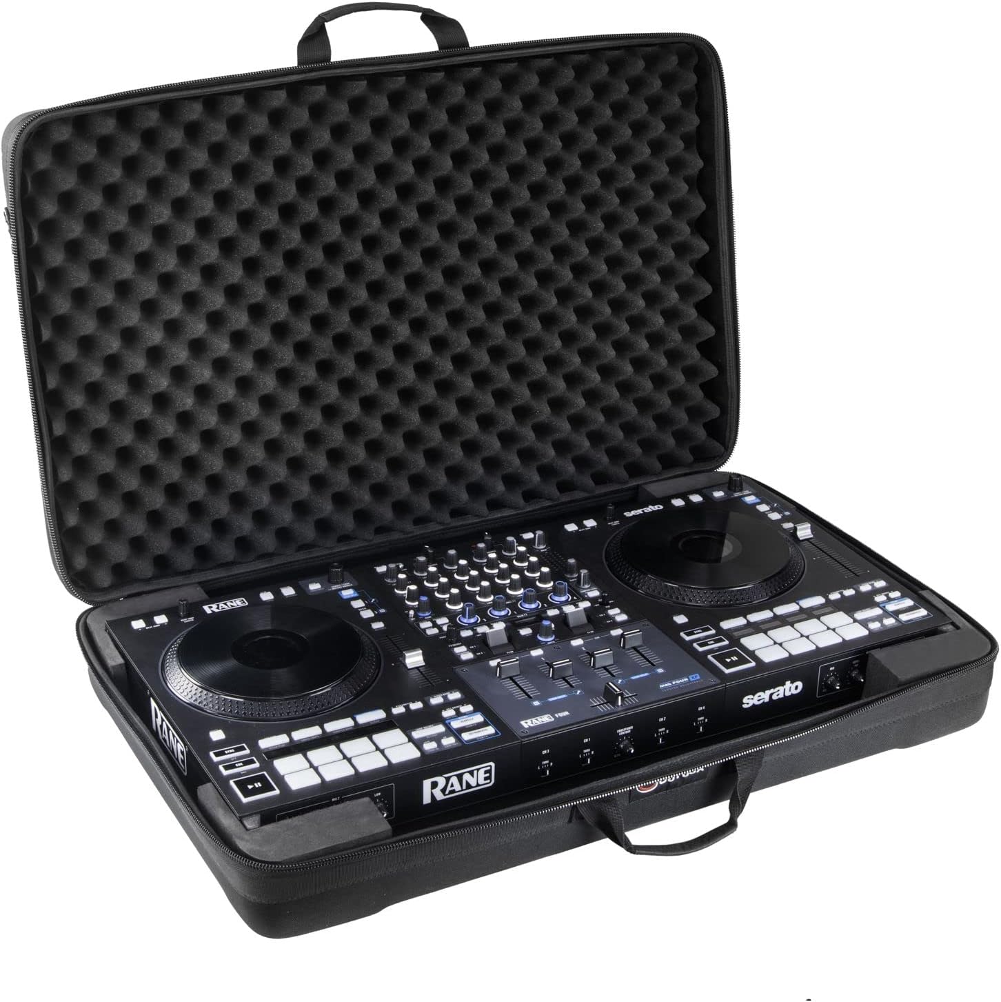 RANE FOUR Advanced 4 Channel Stems DJ Controller Bundle with ODYSSEY Molded Soft Case for RANE FOUR