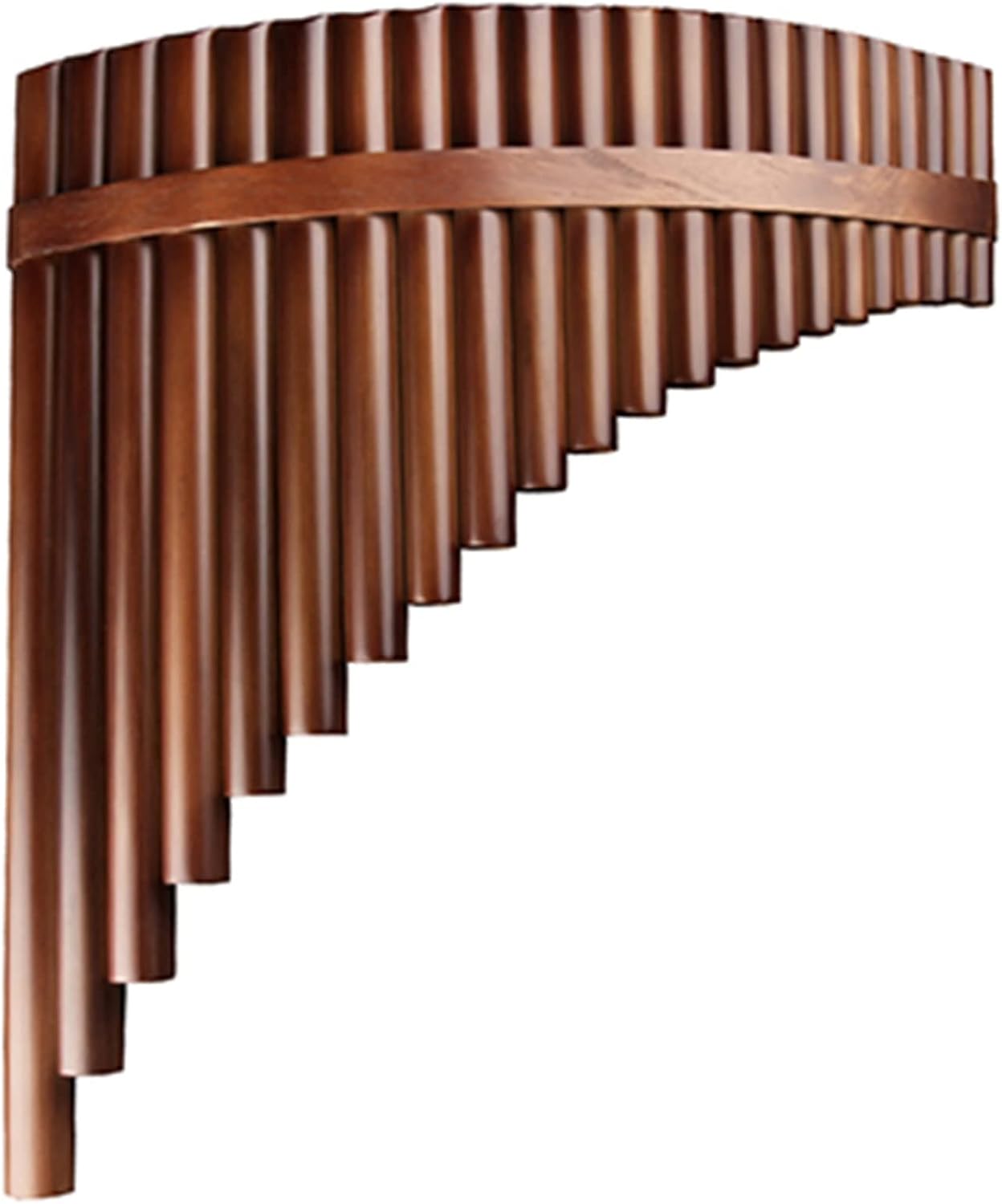 Chinese Traditional Musical Instrument 22 Pipes Pan Flute C Key Woodwind Bamboo Handmade (Color : Right)