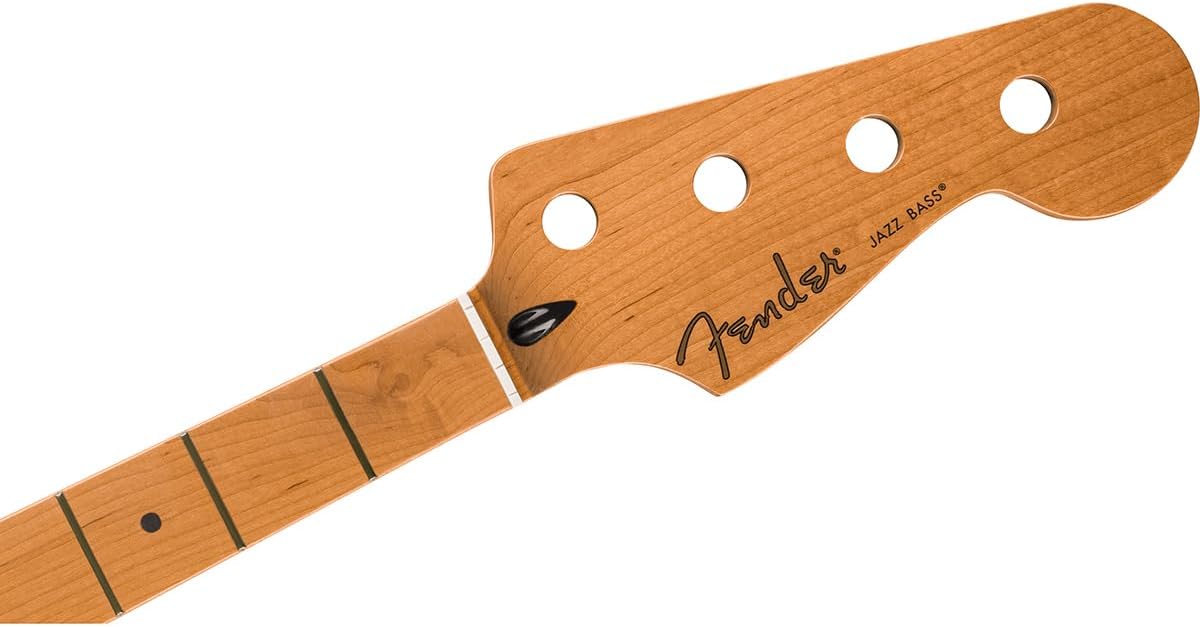 Satin Roasted Maple Jazz Bass® Neck, 20 Jumbo Frets, 12