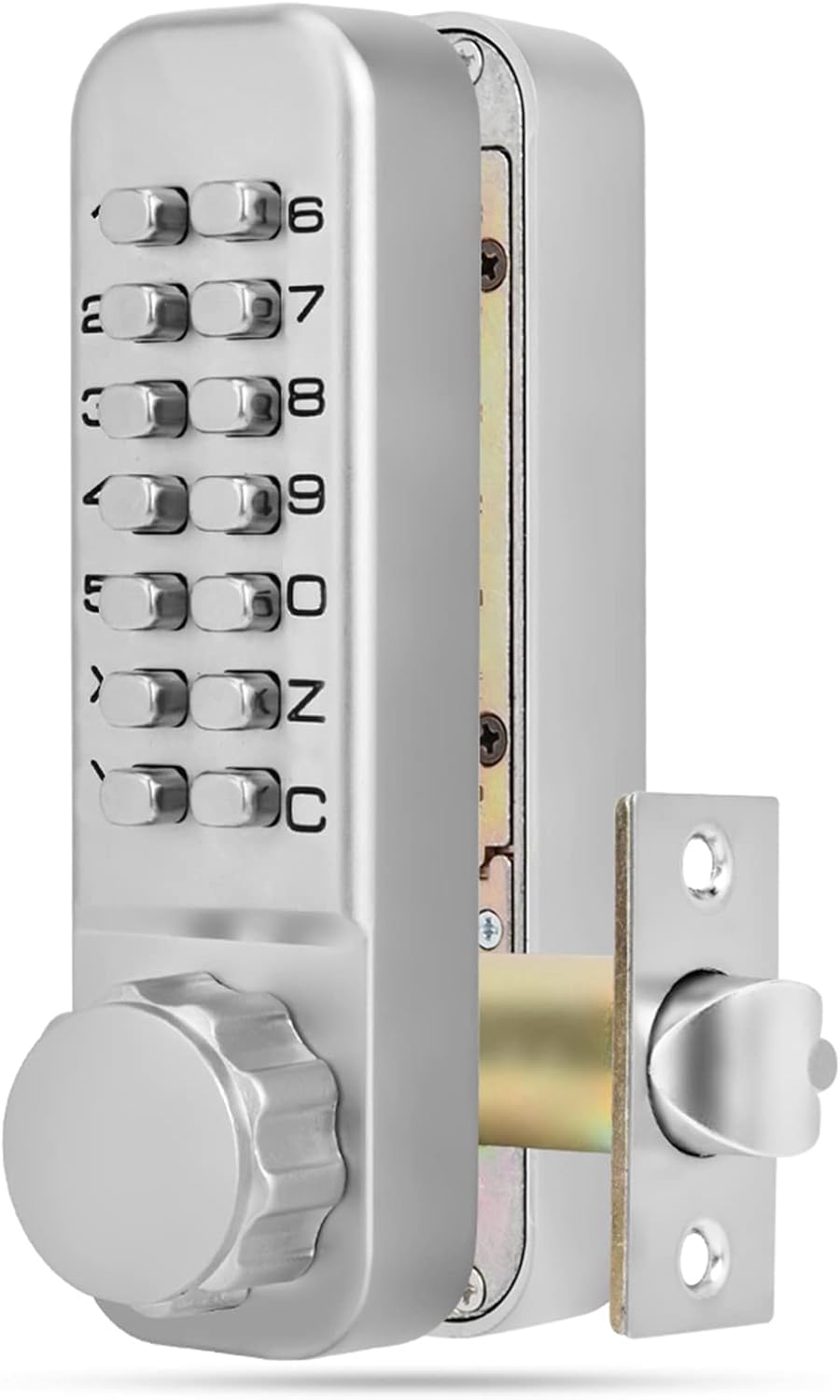 bl2021 Digital Double Sided Back to Lock Locks cl200 Combination Door Mechanical Code Lock, zinc Alloy keypad Manual Coded gate for Metal Digit keyless deadbolt