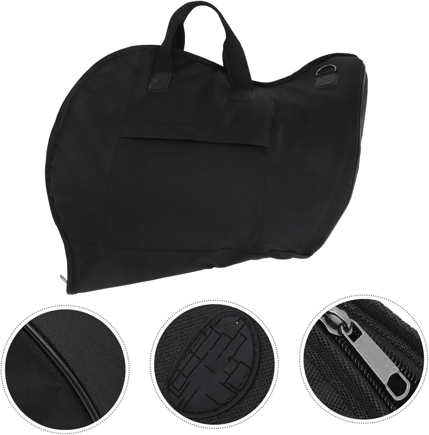 YARNOW Portable French Horn Storage Bag Shoulder Carry Case Rugged for Students and Professionals Random Color Handle