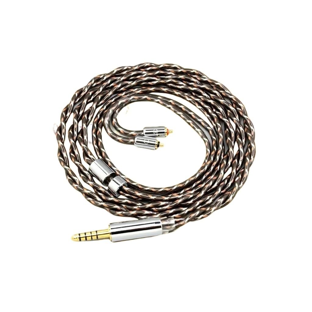 TypeX 25AWG 7n OCC Earphone Cable for IPX T2 Shielding 8906(XLR 4 Pole Male,300cm)