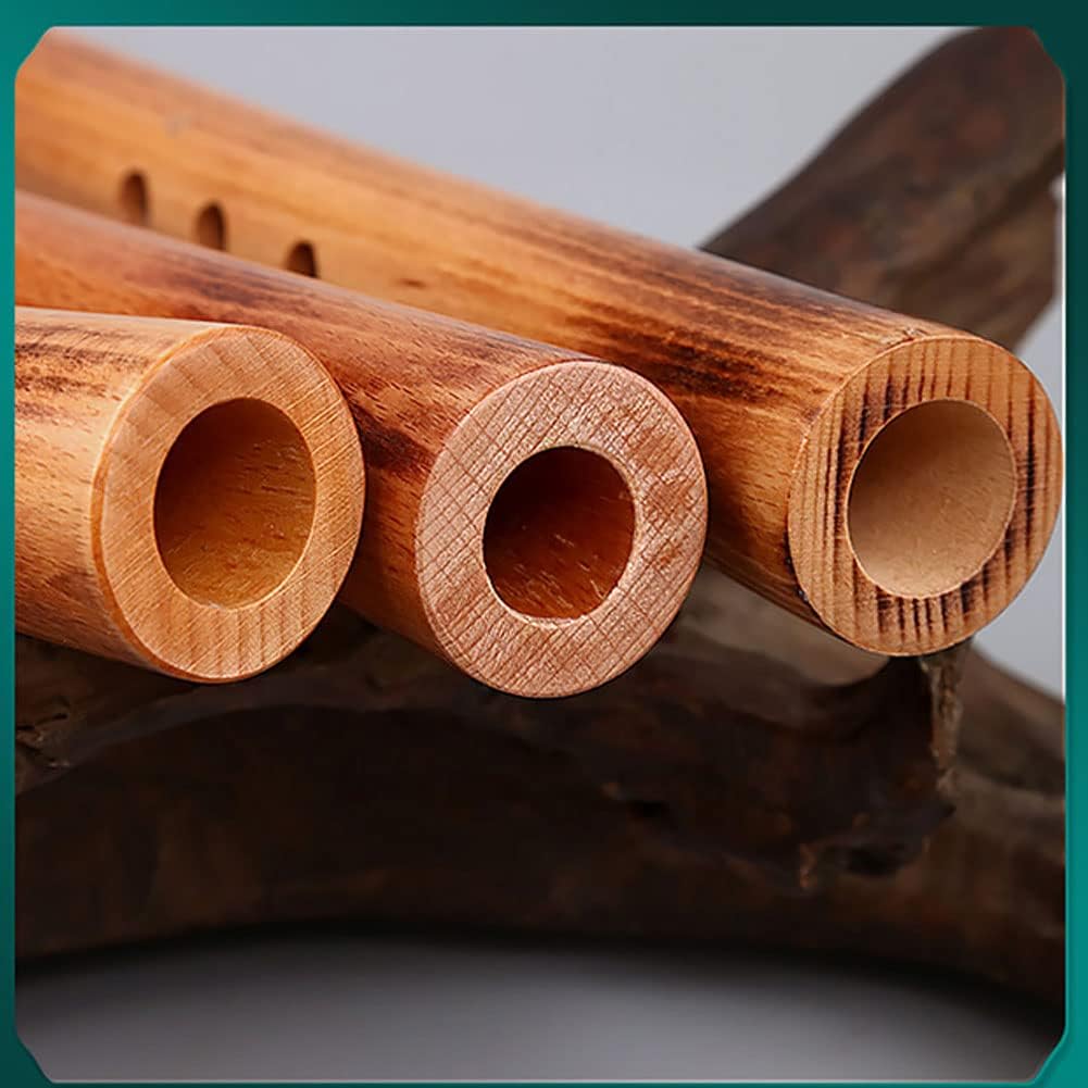 A Small Hole Pitch Beech Shakuhachi, There are Three Tones of A, B Flat, and C to Choose from, Chinese Traditional Folk Musical Instrument,B Flat