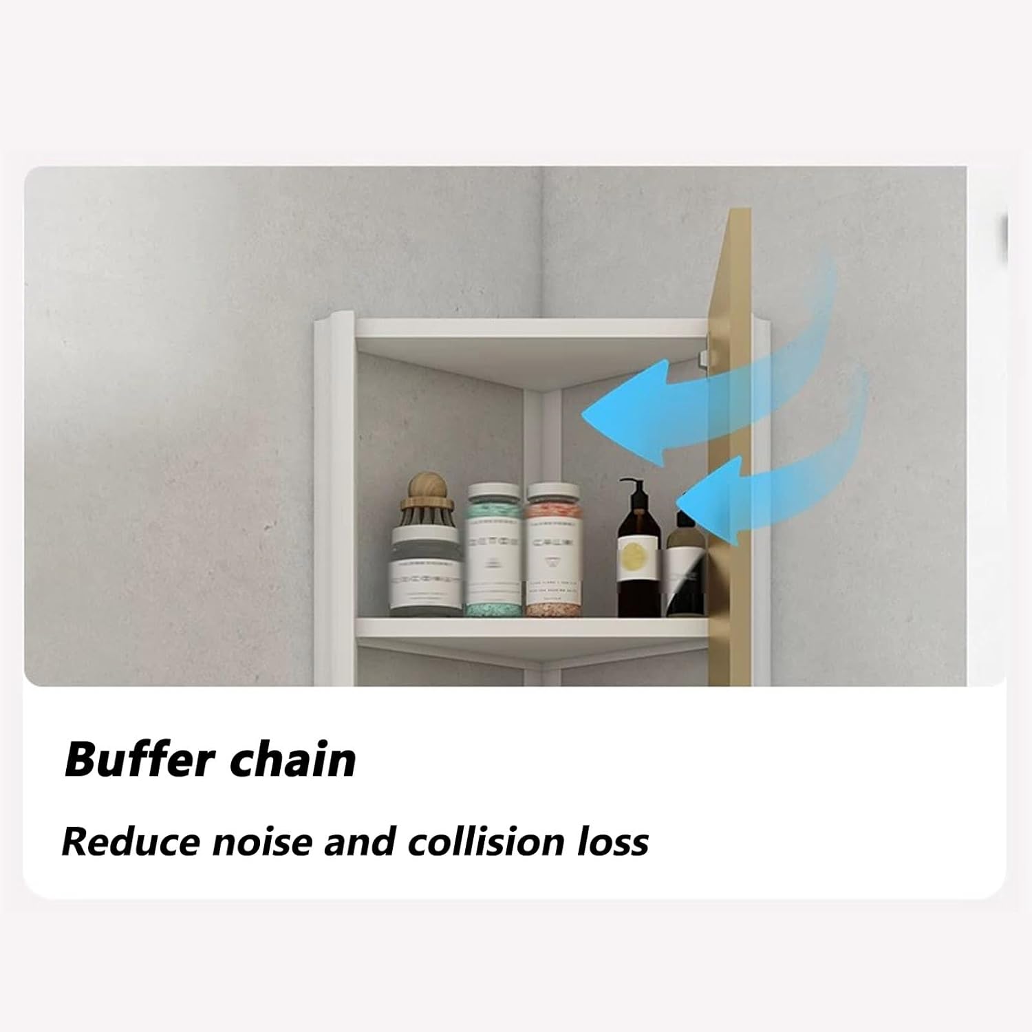 Corner Wall Mount Bathroom Sink, Corner Bathroom Sink, Bathroom Sink with Storage Container, White Ceramic Sink for Small Space, Single-Apartment(56cm/22in)