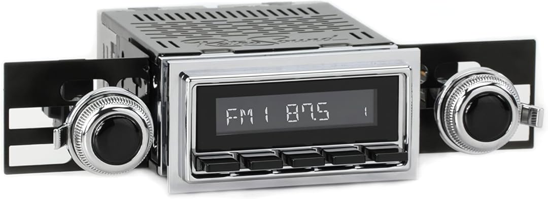 RetroRadio Compatible with 1968-71 Ford Torino Features Include Bluetooth, HD, SiriusXM Ready, AM/FM LCB-M4-127-53-73F1