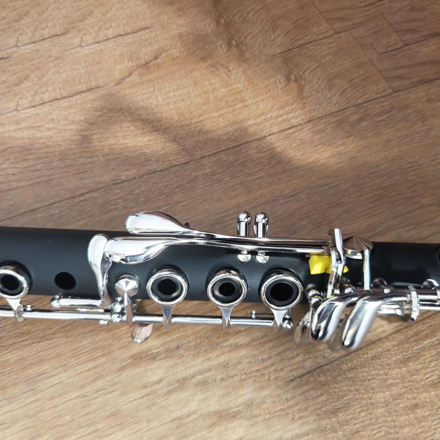 TSTS E-Flat Clarinet 11-Key Nickel Plated for Beginners E-Flat Clarinet Woodwind Clarinet for Beginner