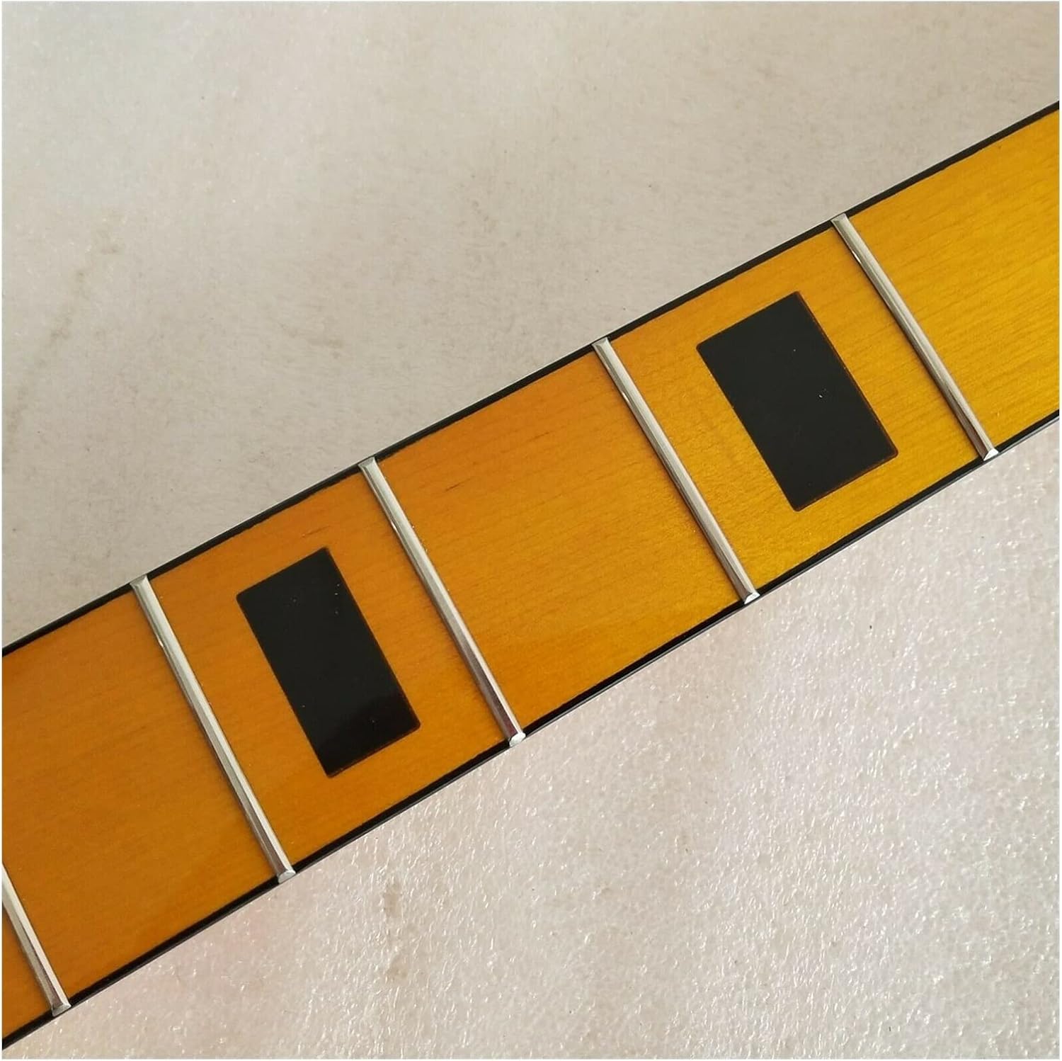 DIY Guitar Neck Maple 20 Fret Bass Guitar Neck Replacement 4 String Maple Fingerboard 38mm Nut Guitars Parts