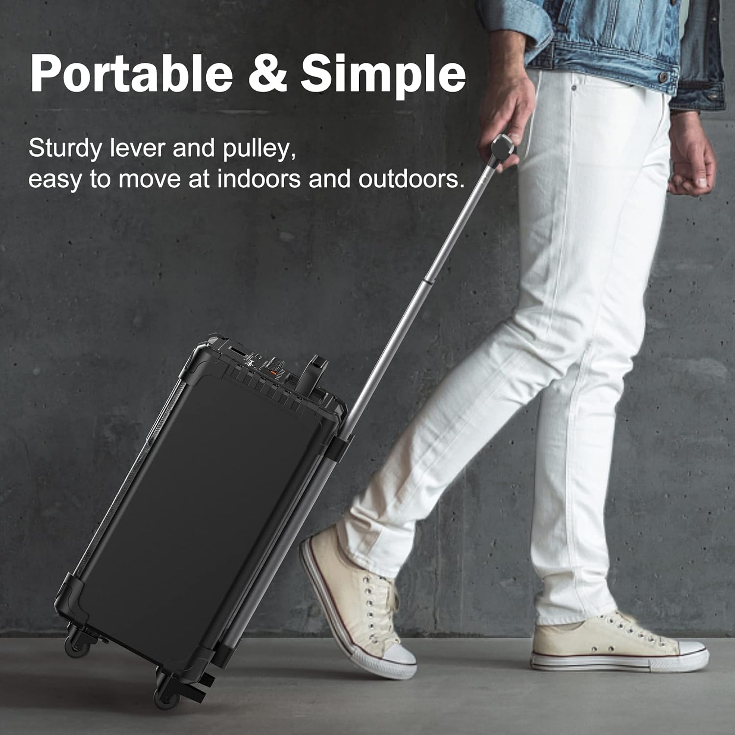 JYX Karaoke Machine with 2 Wireless Mics, 10