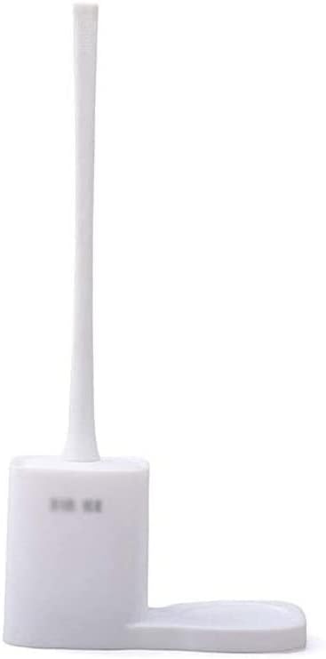 Toilet Brush Toilet Brush and Holder Plastic Long Handle Toilet Brush Toilet Cleaning Brush Set for Toilet Cleaning Toilet Bowl Brush Toilet Brush and Holder (Color : Pink) (White)
