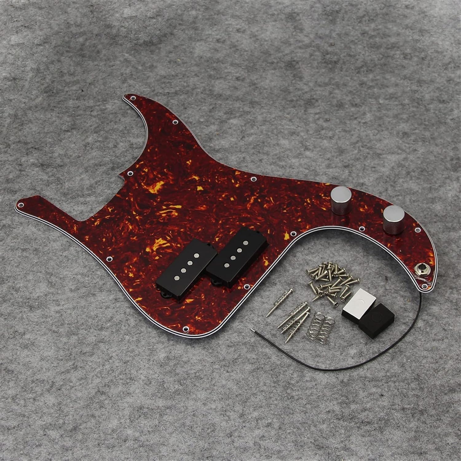 Pickguard with Pickup Prewired Loaded Bass Guitar Pickguard with Alnico 5 Pickup for 4-Strings Bass Guitar (Color : 02)