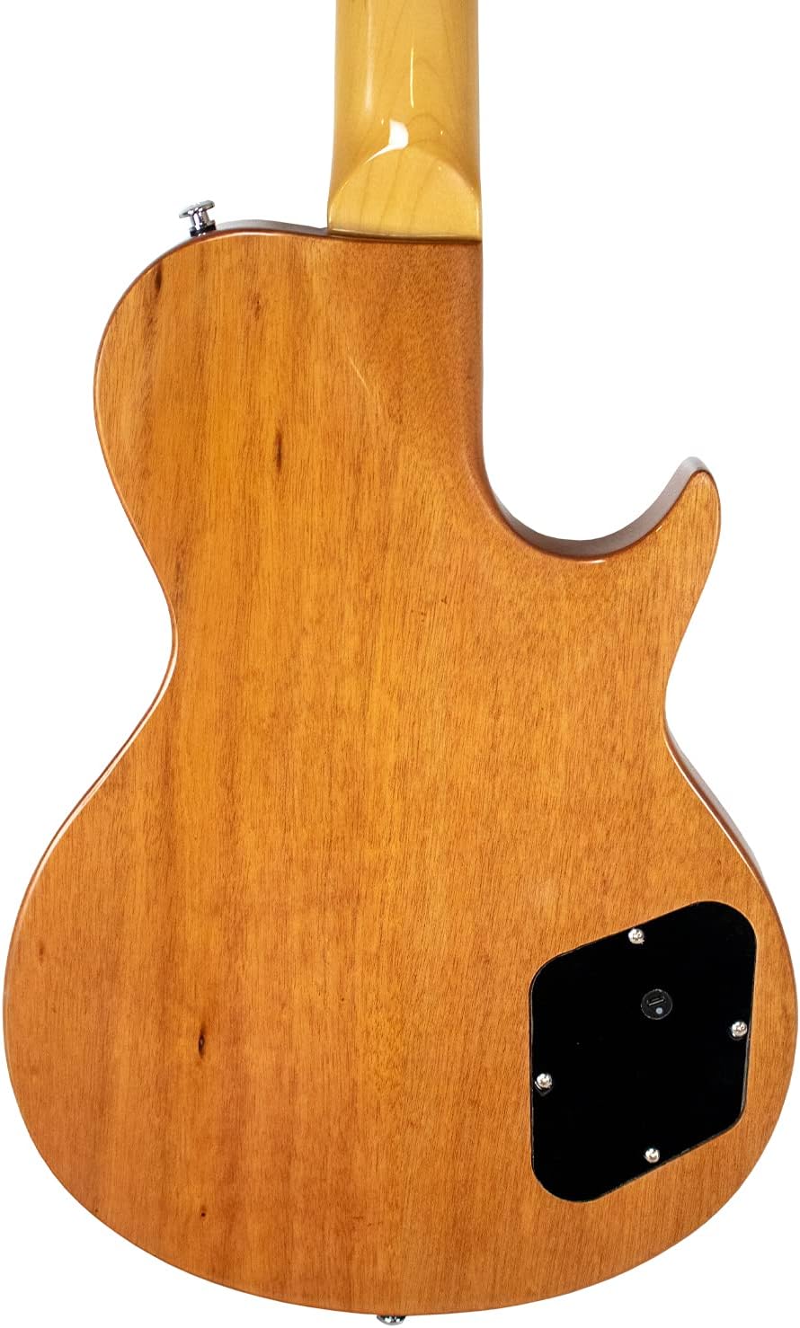 Sawtooth Americana Left-Handed Heritage Series Natural Spalted Maple 4-String 24 Fret Electric Bass Guitar w Fishman Fluence Pickups