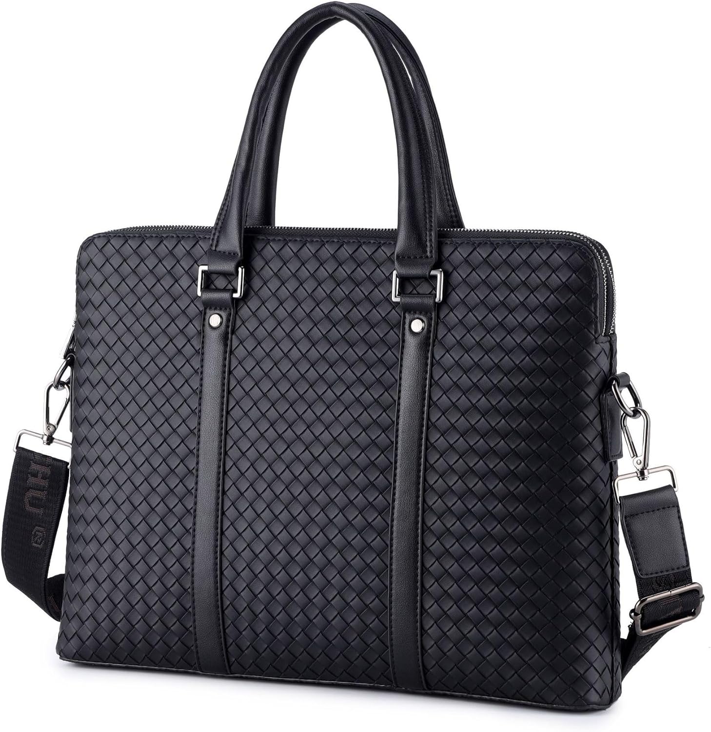Laptop Bag Business Briefcase Gifts For Men Women Messenger Shoulder Bag With Strap 2-layered briefcases