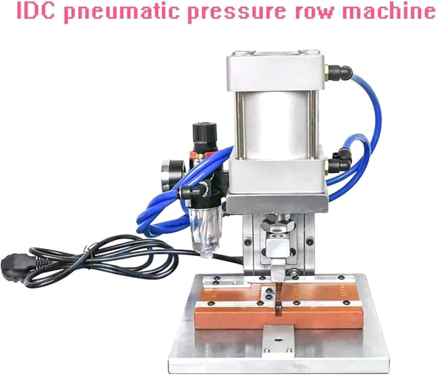 Pneumatic Automatic Crimping Machine, Automatic IDC Riveting Press, Computer-Controlled Automatic Cable Crimping Machine