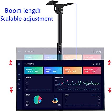 TV Wall BracketTV Stand tv Wall Mount TV Ceiling Mount, with Tilt Swivel Rotate Height Adjustable Arm TV Bracket, for 14-32 Inch Flat Panel LCD,0.52.9m
