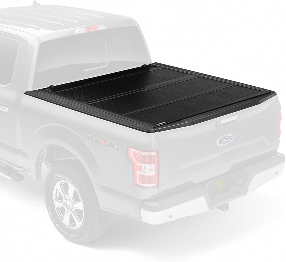RealTruck BAK BAKFlip FiberMax Hard Folding Truck Bed Tonneau Cover | 1126701 | Fits 2020 - 2026 Jeep Gladiator 5' Bed (60.3