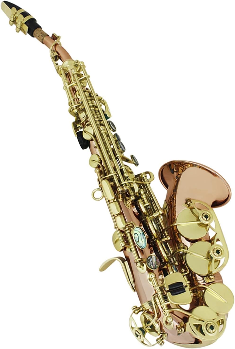 TSTS Saxophone Professional Woodwind Instrument Bb B Flat with Box&Mouthpiece Musical Instrument Accessories Brass Sax Full Kit