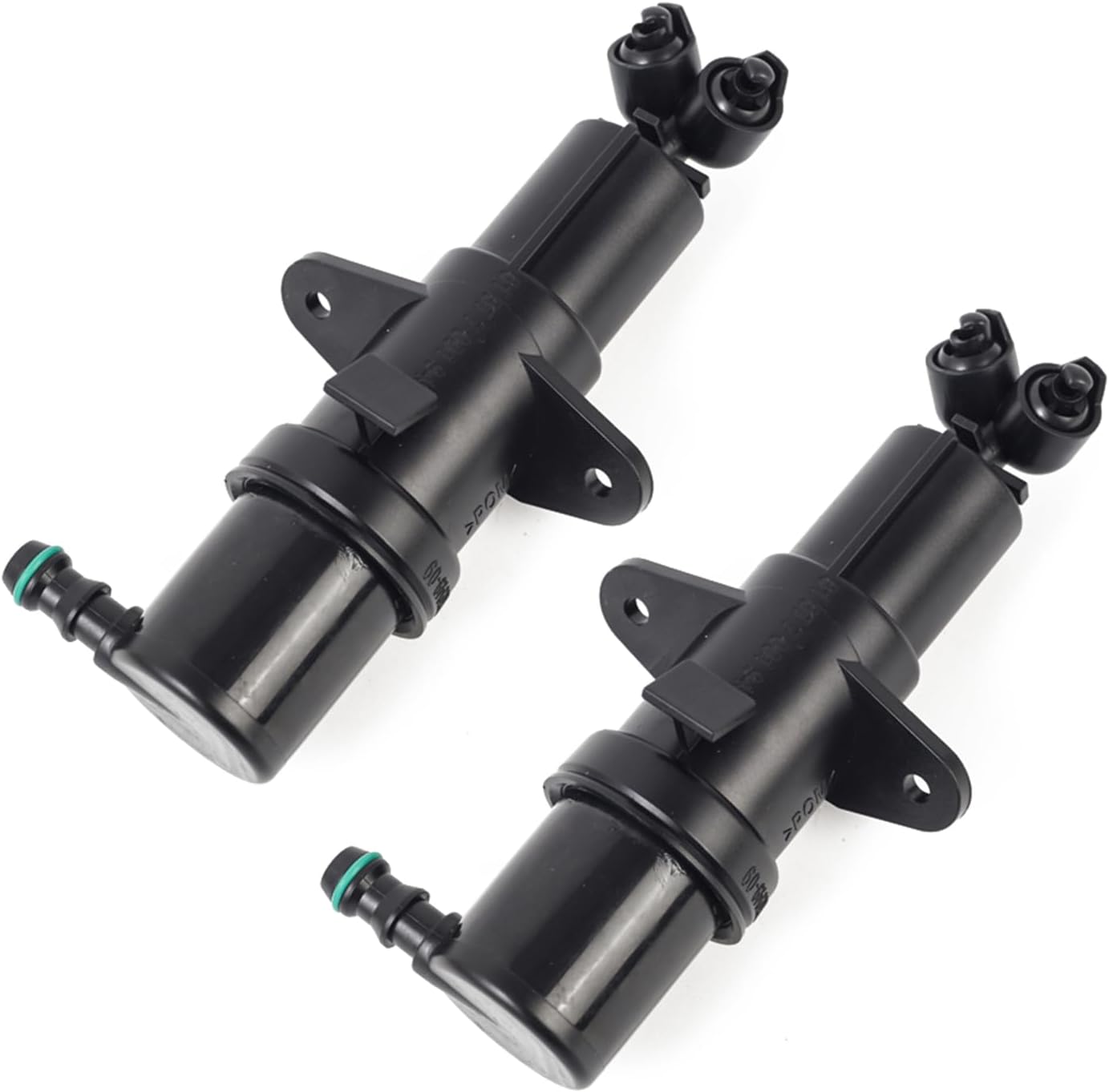 Car Headlight Washer Nozzle 2Pcs Car Front Bumper Headlight Washer Nozzle Water Sprayer 61677001949 for BMW 745Li