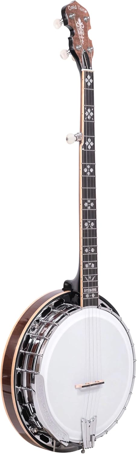 Gold Tone OB-250AT Orange Blossom Arch Top Banjo (Five String, Vintage Brown)