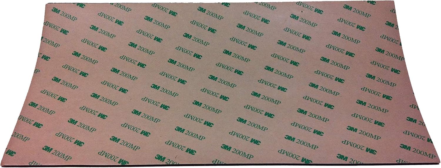 Isolate It!: Sorbothane Acoustic & Vibration Damping Film 40 Duro with 3M Adhesive Backing (0.25 x 6 x 12in)