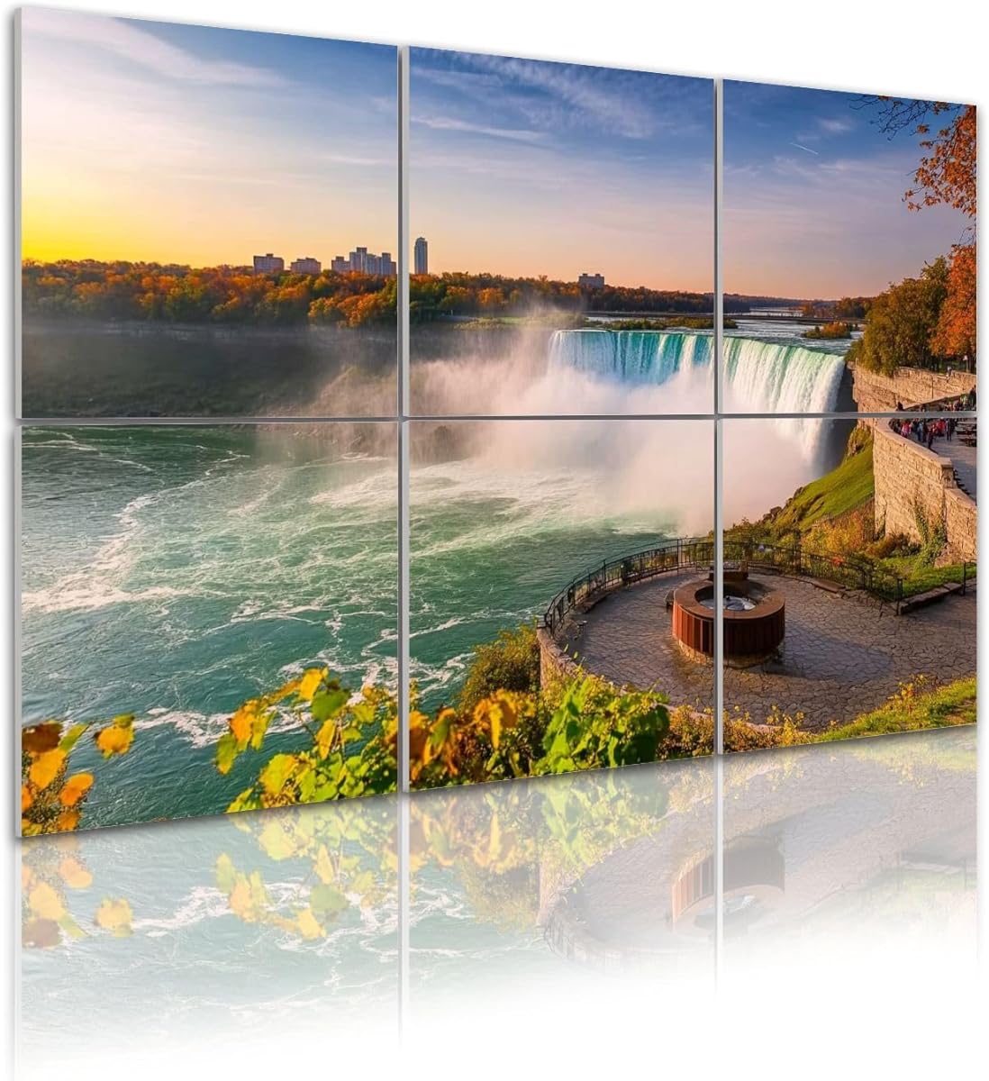 6 Pack Art Acoustic Panels Niagara Falls Horseshoe Falls Sound Absorbing Panel 48