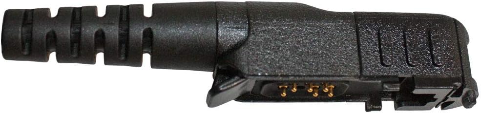 Klein Electronics Star M9 Single-Wire Earpiece with Surveillance Style Acoustic Tube for Motorola Compatible Models (Works with M9 Connector pin) | Clear Quick-Disconnect Audio Tube and Clothing Clip