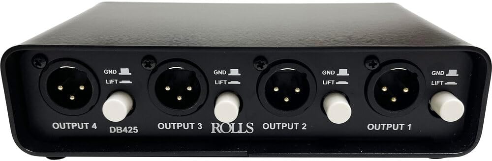 Rolls DB425 Passive Four-Channel DI Box