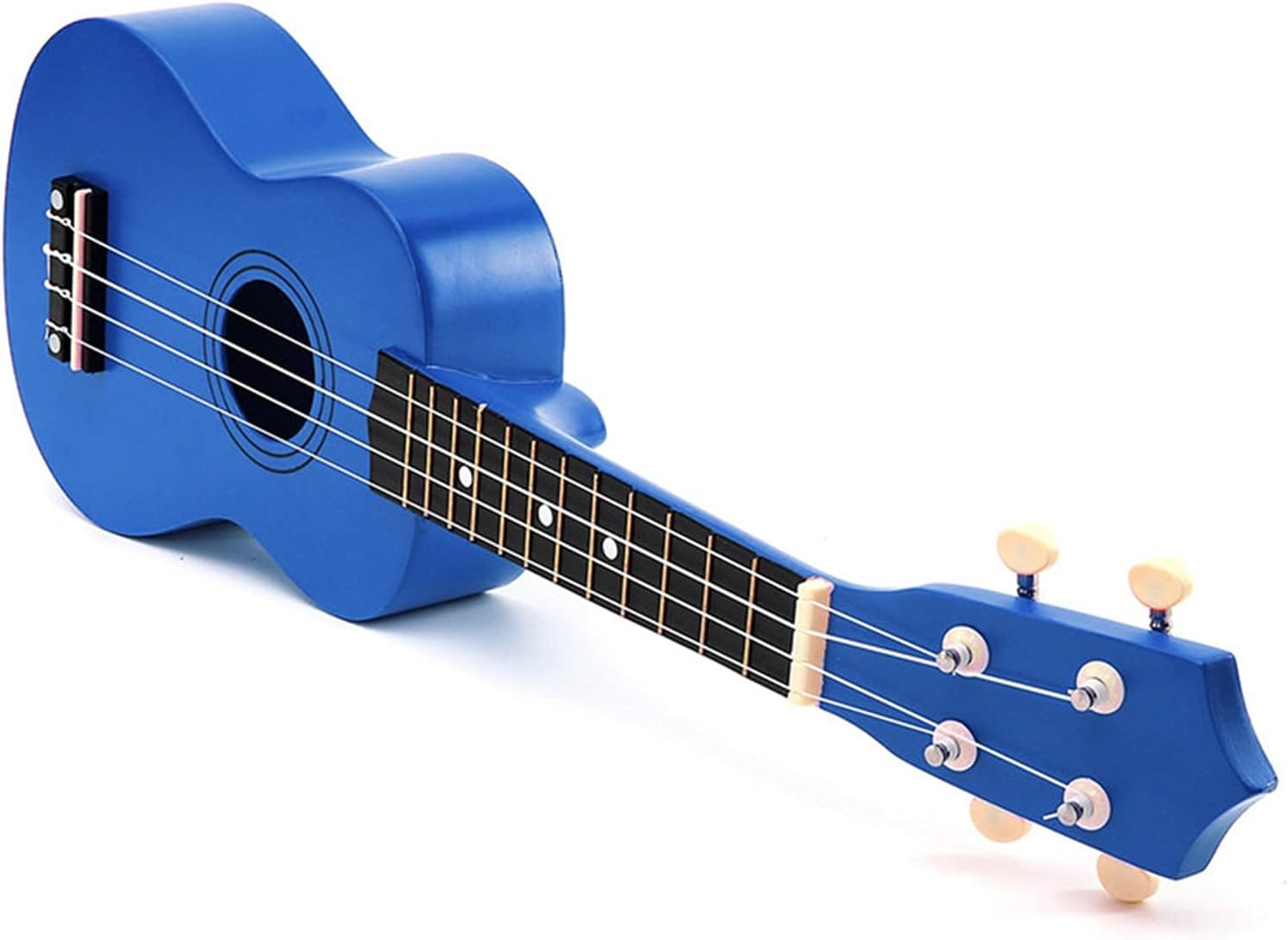 21 Inch Basswood Soprano Ukulele Guitar Rosewood 4 Strings Ukulele Bass Guitar Uke Kids Gift Musical Instruments Ukuleles (Color : Blue)