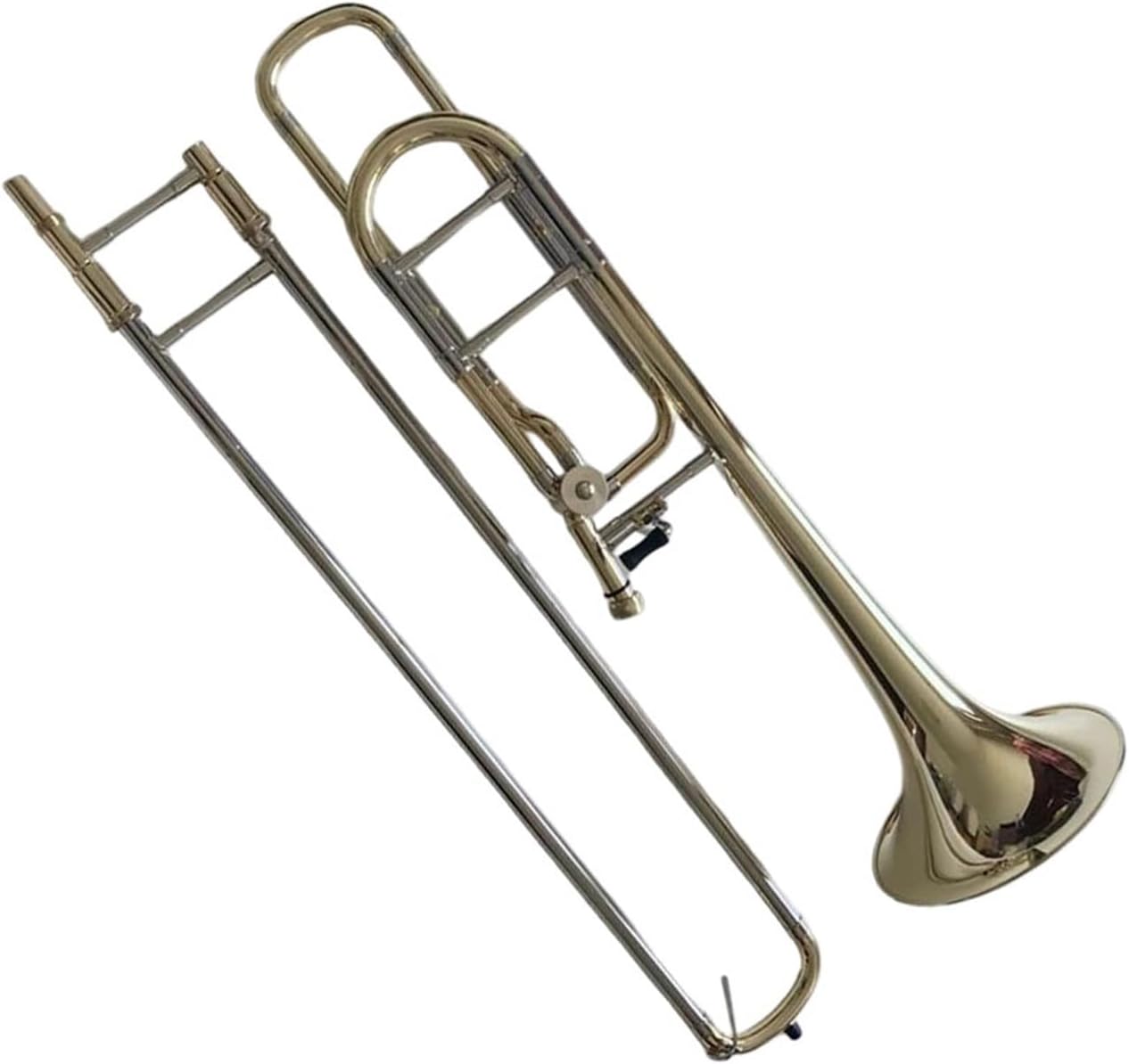 Adult Trombone Instrument B/F Alto Trombone Phosphor Bronze Lacquer Gold Band Accessories