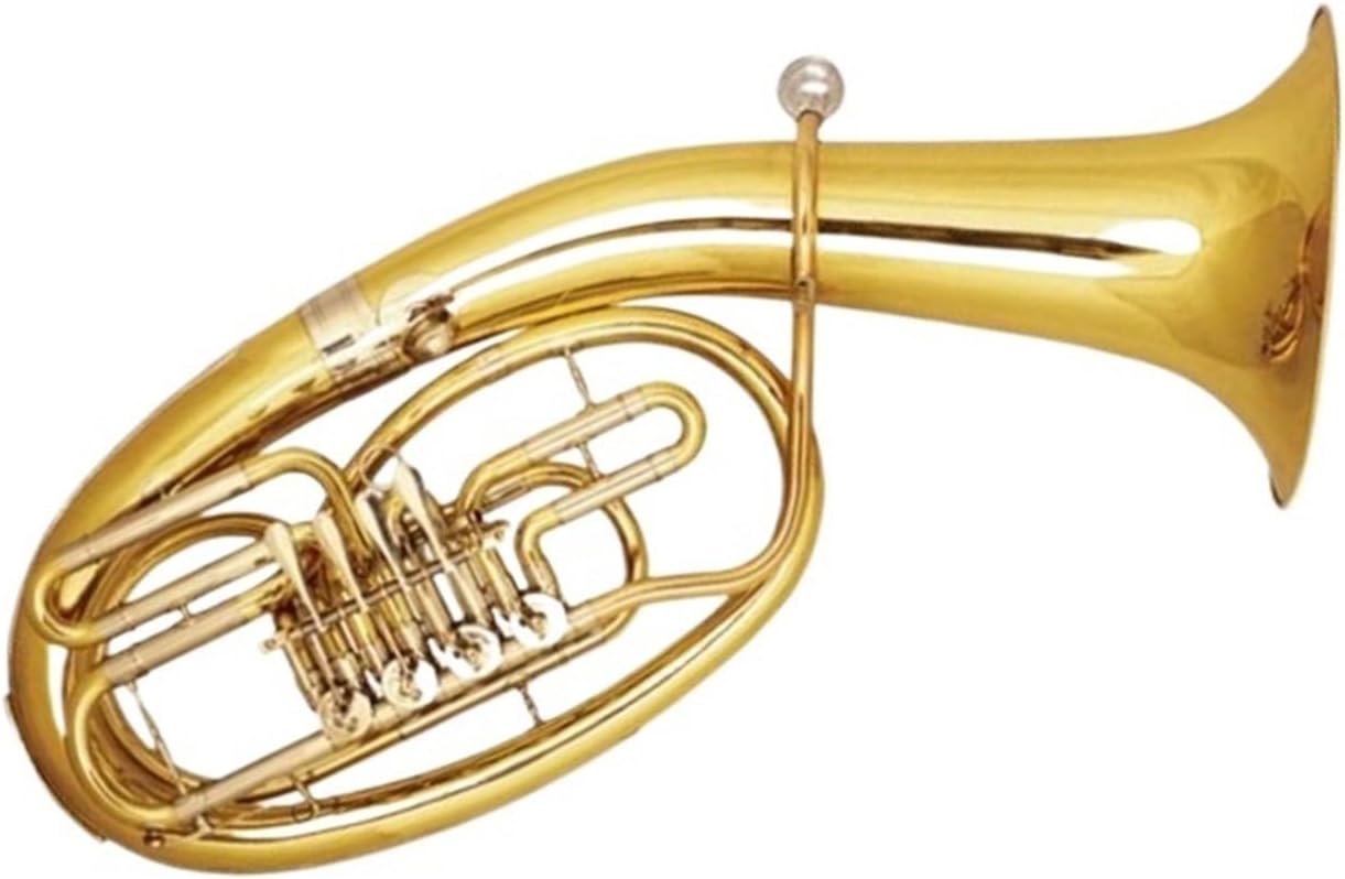 Beginner euphonium Professional B Flat Four-key Tenor Horn Gold