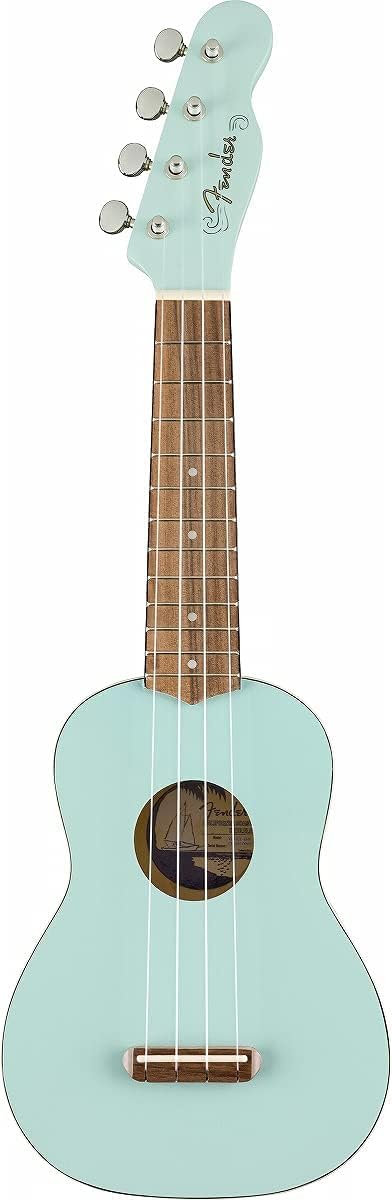 Fender Venice Soprano Ukulele, Daphne Blue