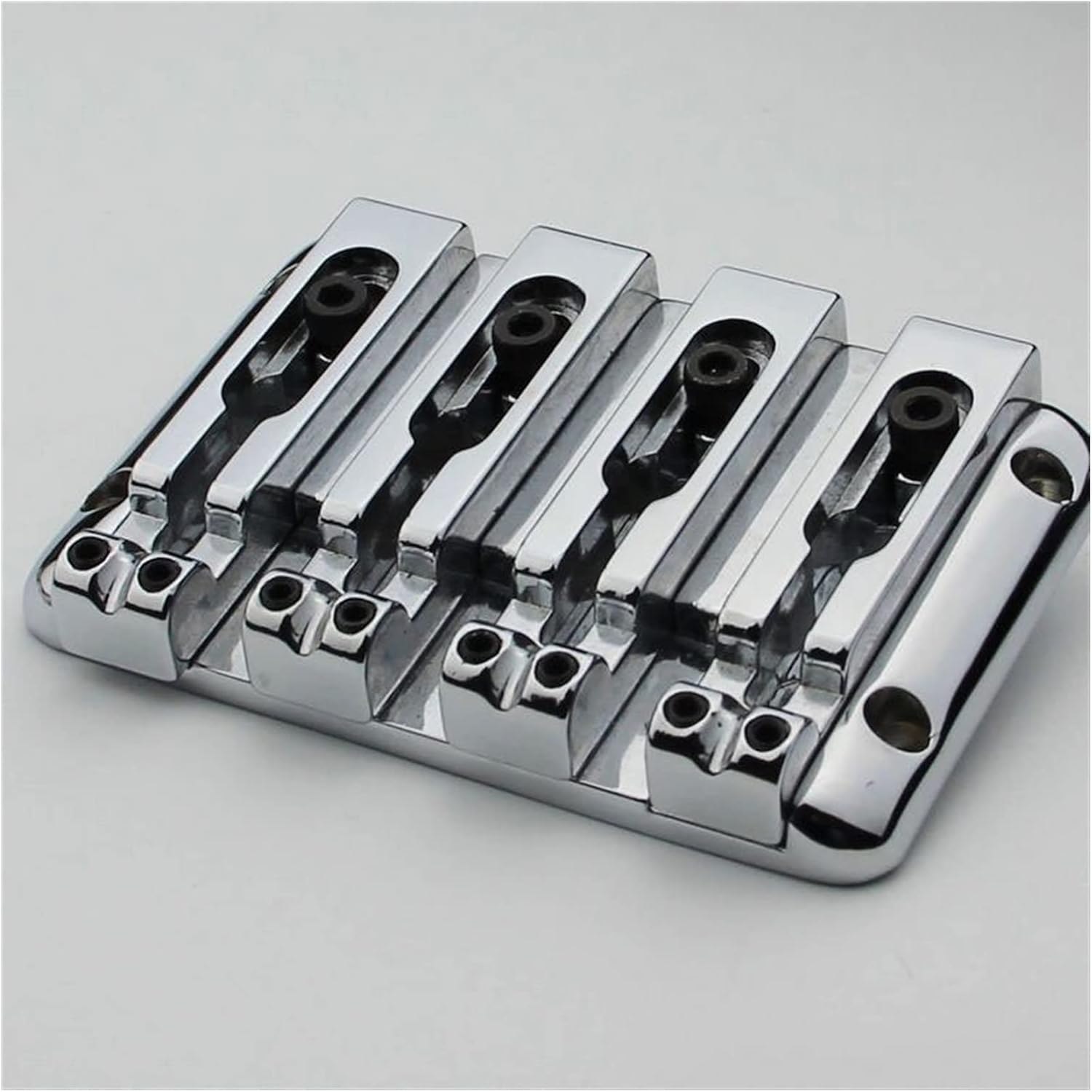 Guitar Bridge 4 String Bass Guitar Bridge Chrome Guitar Replacement Parts