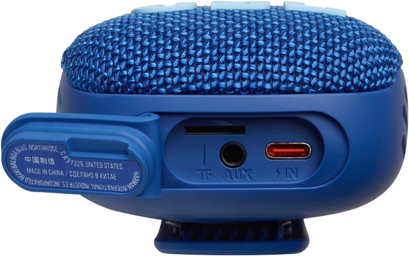 JBL Wind 3 FM Bluetooth Handlebar Speaker (Blue)