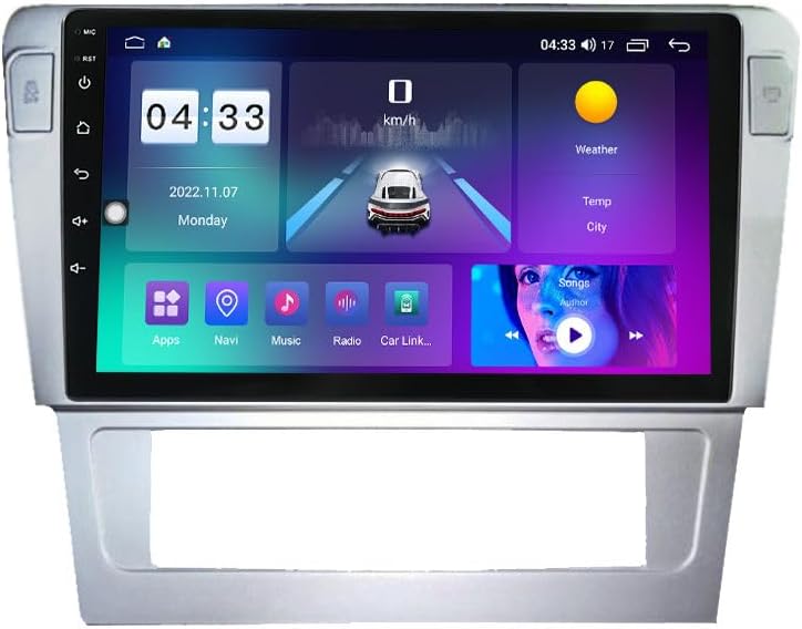 Android Car Stereo for VW Passat B7,9 inch IPS Touchscreen with Upgrade Wireless CarPlay & Android Auto,WiFi/GPS,Support SWC and Subwoofer,8-Core 8G+256G