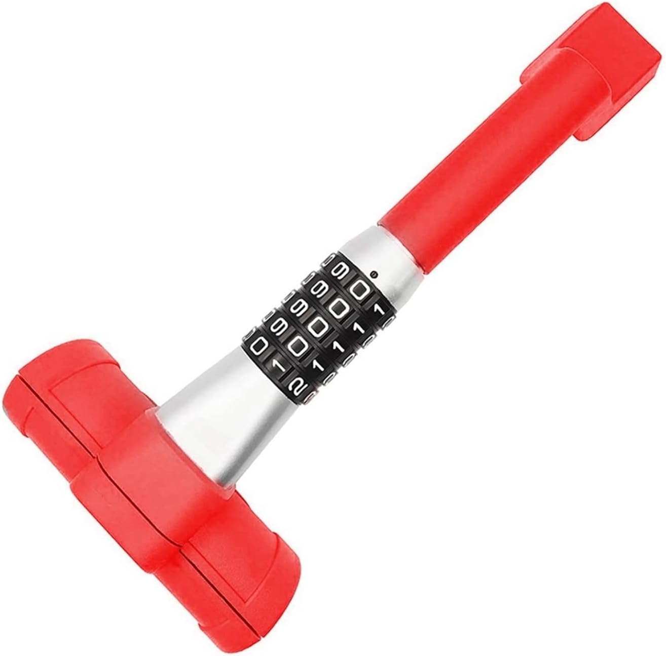 Car T-Shaped Steering Wheel Anti-Theft Lock Retractable Hook Retractable Anti-Theft Combination for Carstrucks