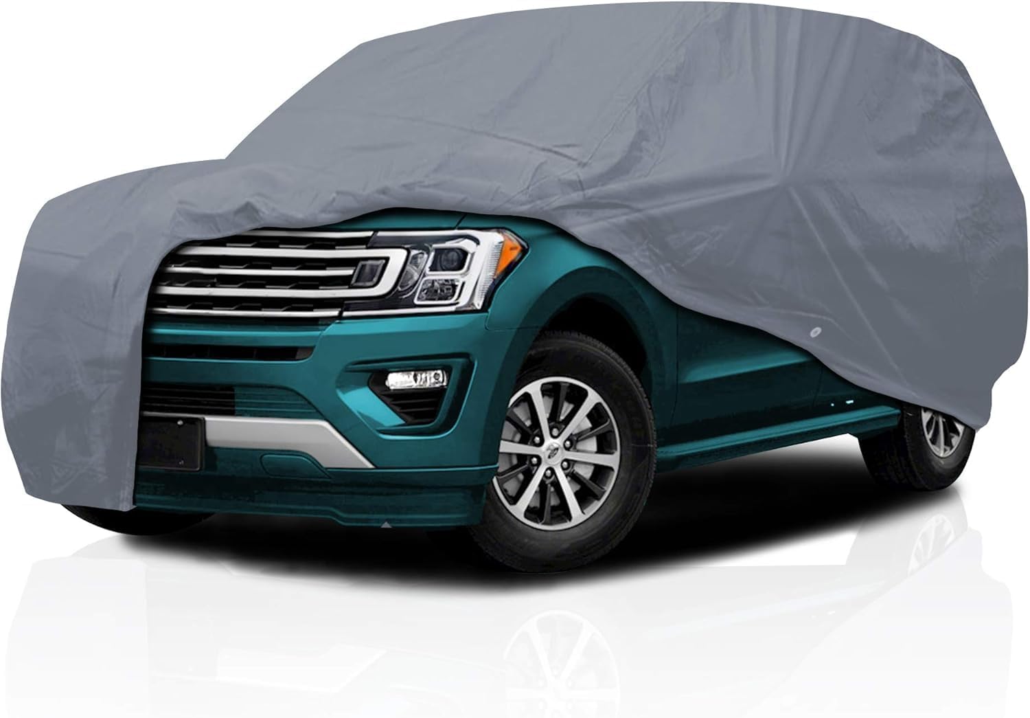 Supreme Full Car Cover - Semi Custom Fit for Ford Explorer 2006-2010 SUV 4-Door | All-Weather Protection: Waterproof, Dustproof, Windproof, UV-Resistant
