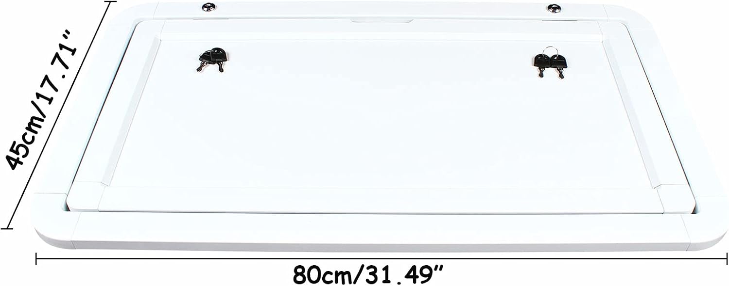 OUKANING Fold Down Wall Mount Desk Maximum load 55.11lb Aluminum Alloy Folding Wall Table 31.5