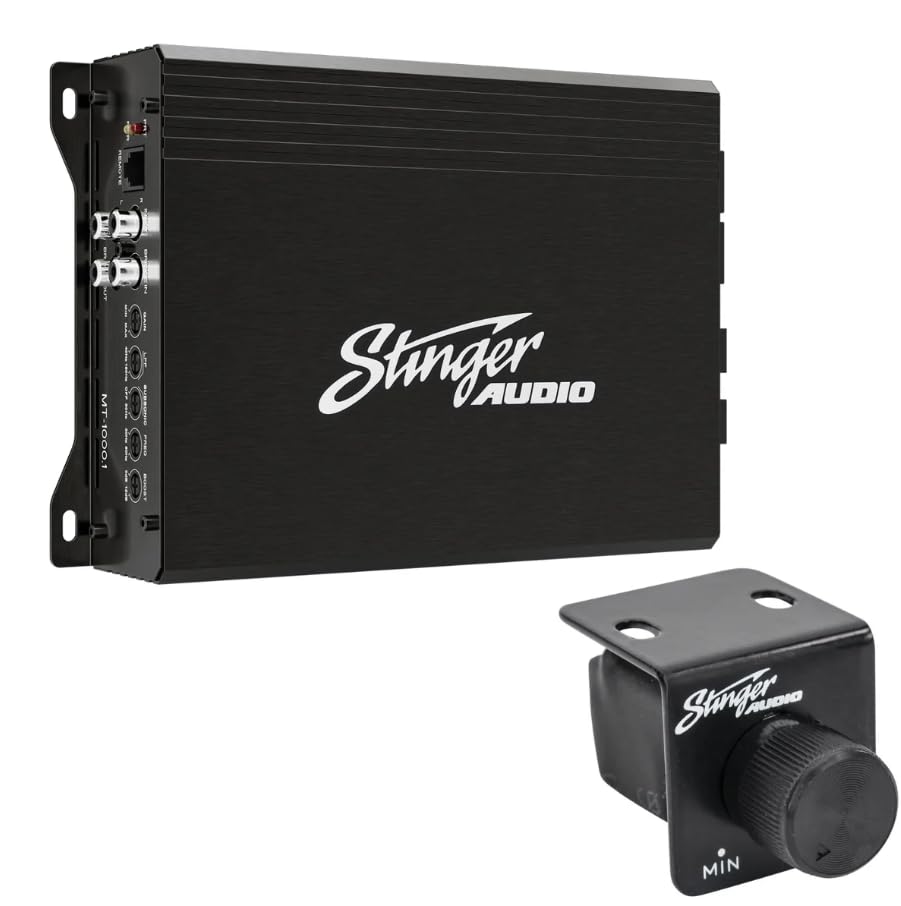 Stinger MT 1,000 Watt RMS Class D Monoblock Car Audio Amplifier
