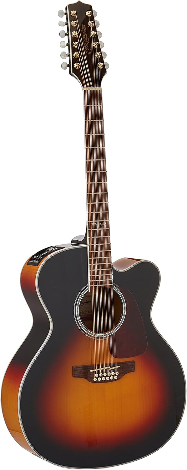 Takamine GJ72CE 12-String - Brown Sunburst