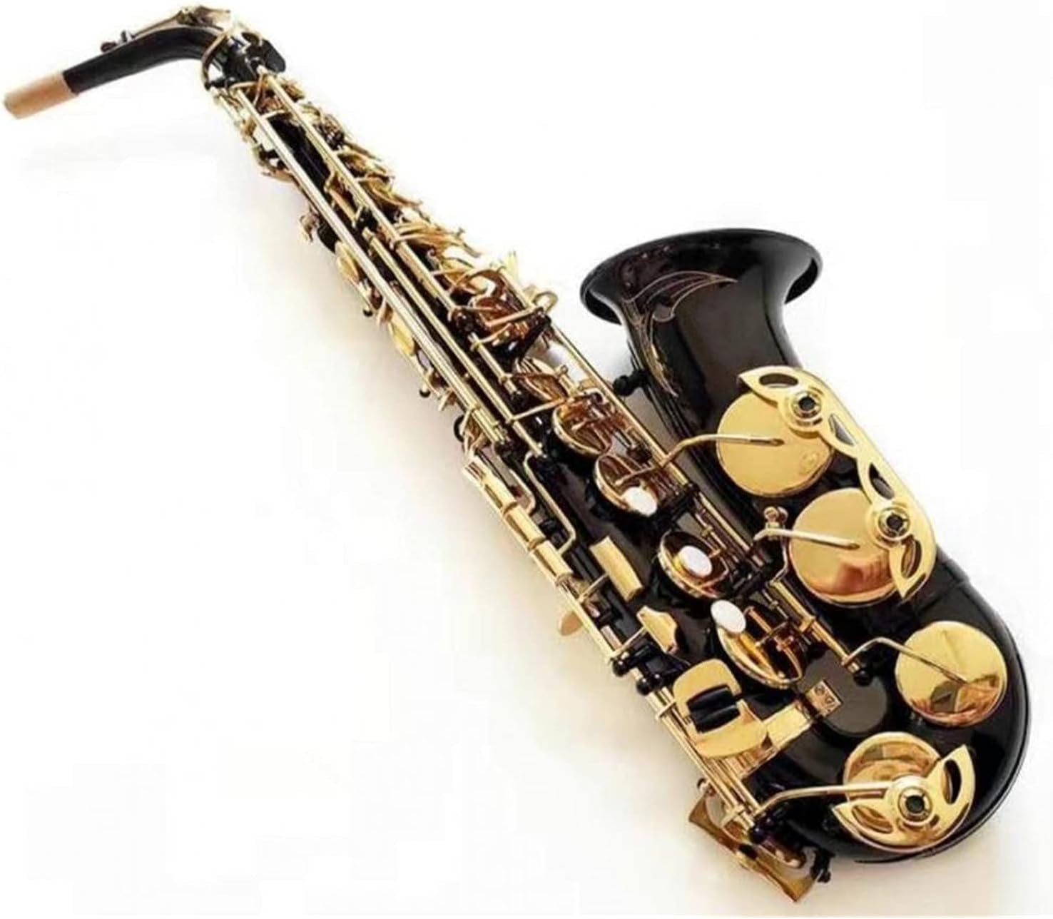 Alto Saxophone Musical Instrument Professional Saxophone Black Gold Gift Mouthpiece Box Student Saxophone