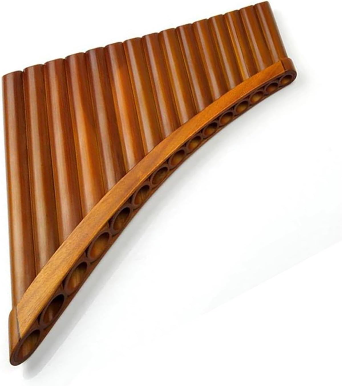 25 Pipe C Key Pan Flute 15 18 Pipe Flat Pan Flute G Or F Key Woodwind Traditional Instrument Bamboo(15 G flat)