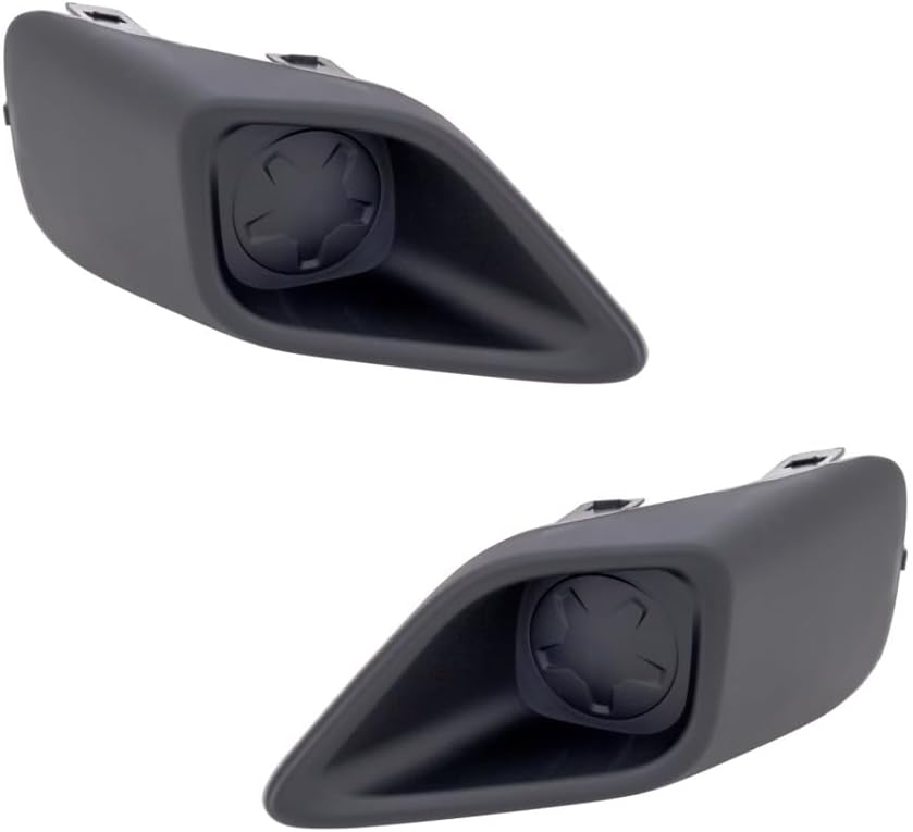 For Ram ProMaster City 2015-2021 Fog Light Cover Driver And Passenger Side | Pair | Front | PP Plastic | Textured Black | For CH1038222, CH1039222 | 191275834398, 5YH06LXHAA, 191275834428, 5YH26LXHAA