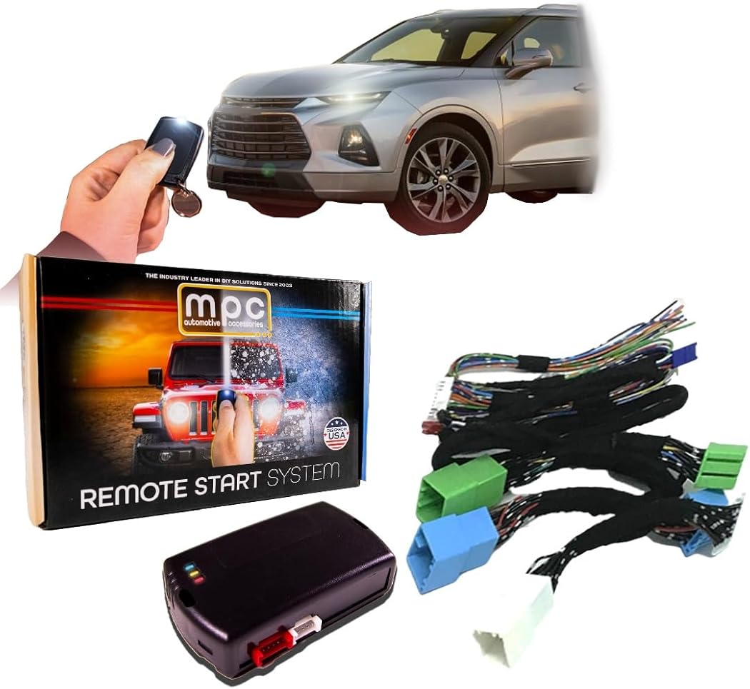 MPC Remote Start Kit Compatible with 2021-2025 Chevrolet Trailblazer || Plug and Play || 3X Lock Uses OEM FOB || Push to Start Vehicles || USA Tech Support