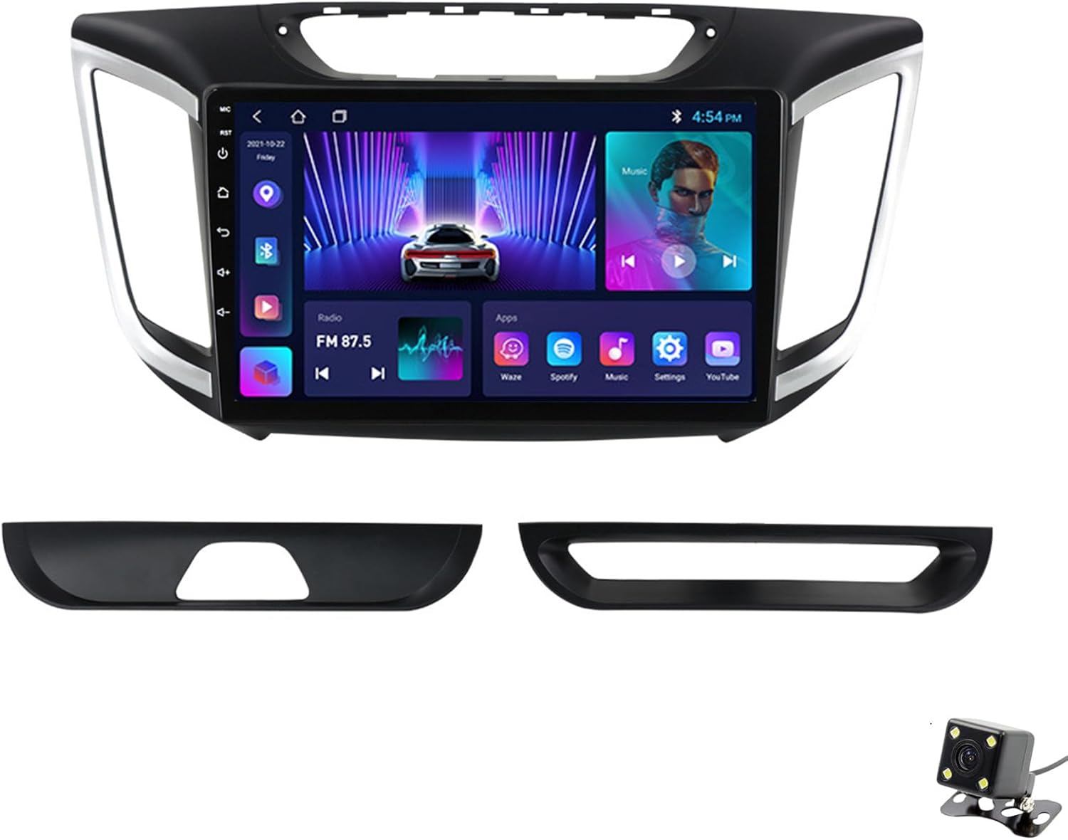 ADMLZQQ Double Din Car Stereo Multimedia with Bluetooth and 9