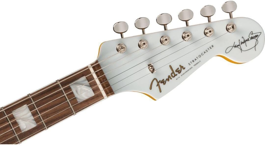 Fender Kenny Wayne Shepherd Stratocaster Electric Guitar - Transparent Faded Sonic Blue